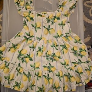 Janie and Jack Lemon Hawaiian Dress - Size 18 - 24m